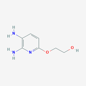 2-[(5,6-Diaminopyridin-2-YL)oxy]ethan-1-OL