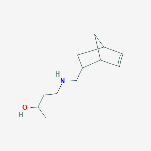 4-({Bicyclo[2.2.1]hept-5-en-2-ylmethyl}amino)butan-2-ol