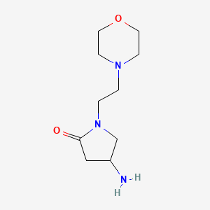 4-Amino-1-[2-(morpholin-4-yl)ethyl]pyrrolidin-2-one