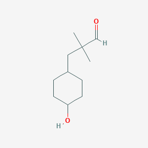 3-(4-Hydroxycyclohexyl)-2,2-dimethylpropanal