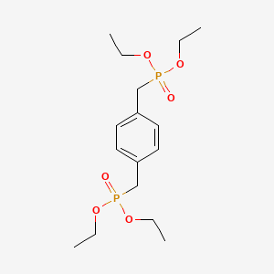 molecular formula C16H28O6P2 B1329397 四乙基对二甲苯二膦酸酯 CAS No. 4546-04-7