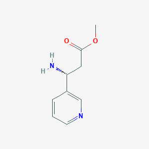 Methyl (3r)-3-amino-3-(pyridin-3-yl)propanoate