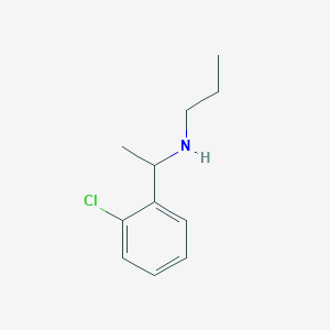 [1-(2-Chlorophenyl)ethyl](propyl)amine