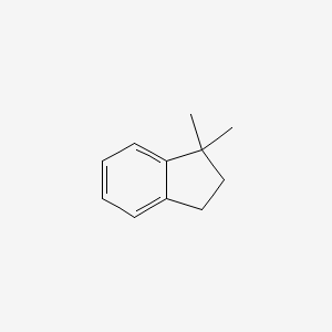 molecular formula C11H14 B1329400 1,1-二甲基茚 CAS No. 4912-92-9