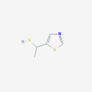 1-(1,3-Thiazol-5-yl)ethane-1-thiol