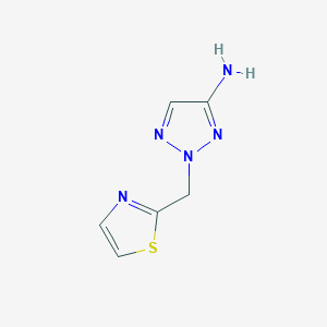 2-[(1,3-Thiazol-2-yl)methyl]-2H-1,2,3-triazol-4-amine