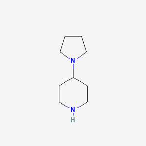 molecular formula C9H18N2 B1329403 4-(1-吡咯烷基)哌啶二盐酸盐 CAS No. 4983-39-5