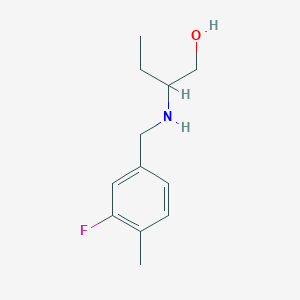 2-{[(3-Fluoro-4-methylphenyl)methyl]amino}butan-1-ol