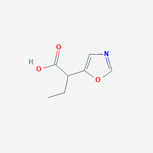 2-(1,3-Oxazol-5-yl)butanoic acid