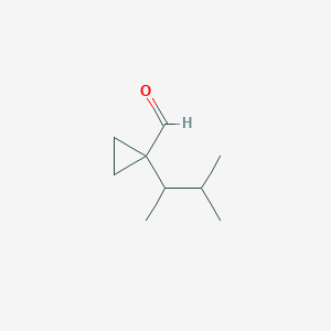 1-(3-Methylbutan-2-yl)cyclopropane-1-carbaldehyde