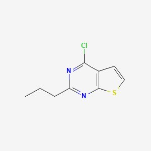 4-Chloro-2-propylthieno[2,3-d]pyrimidine