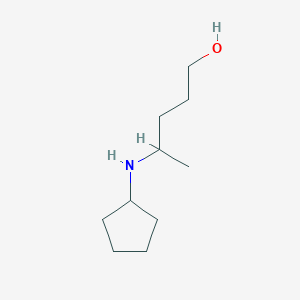 4-(Cyclopentylamino)pentan-1-ol