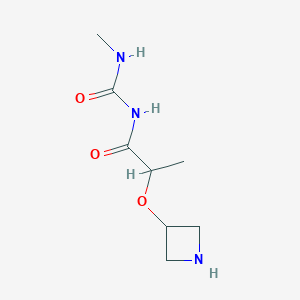 1-[2-(Azetidin-3-yloxy)propanoyl]-3-methylurea