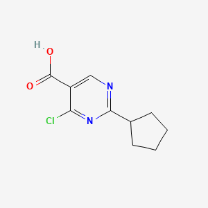 4-Chloro-2-cyclopentylpyrimidine-5-carboxylic acid