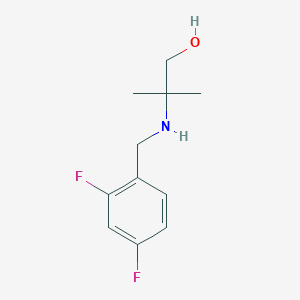 2-{[(2,4-Difluorophenyl)methyl]amino}-2-methylpropan-1-ol