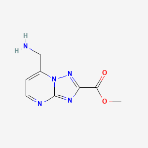 Methyl 7-(aminomethyl)-[1,2,4]triazolo[1,5-a]pyrimidine-2-carboxylate