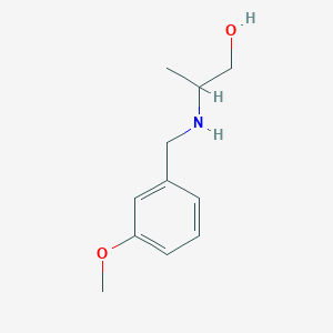 2-{[(3-Methoxyphenyl)methyl]amino}propan-1-ol