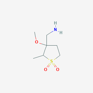 3-(Aminomethyl)-3-methoxy-2-methyltetrahydrothiophene 1,1-dioxide