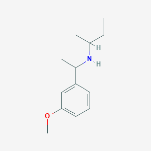 (Butan-2-yl)[1-(3-methoxyphenyl)ethyl]amine