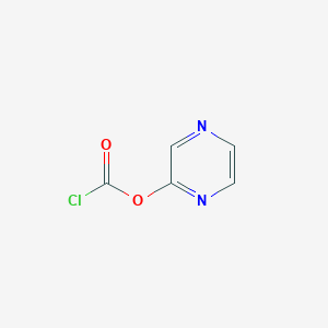 Pyrazin-2-YL chloroformate