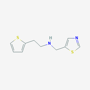 (1,3-Thiazol-5-ylmethyl)[2-(thiophen-2-yl)ethyl]amine