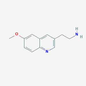 2-(6-Methoxyquinolin-3-yl)ethan-1-amine