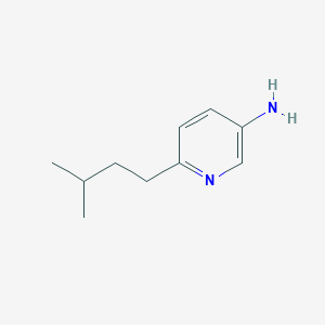 6-(3-Methylbutyl)pyridin-3-amine