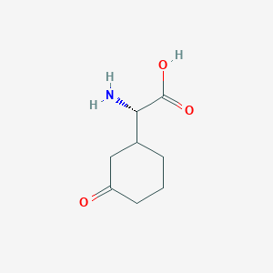 (2S)-2-amino-2-(3-oxocyclohexyl)acetic acid