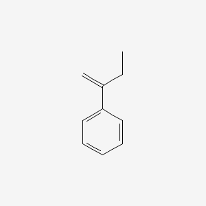 molecular formula C10H12 B1329425 苯，(1-亚甲基丙基)- CAS No. 2039-93-2