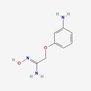 2-(3-aminophenoxy)-N'-hydroxyethanimidamide