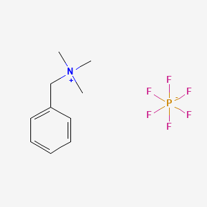 molecular formula C10H16F6NP B1329447 N-苄基-N,N,N-三甲基铵六氟磷酸盐 CAS No. 6427-70-9
