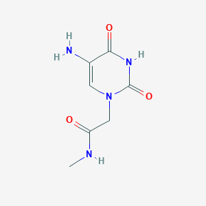 2-(5-Amino-2,4-dioxo-1,2,3,4-tetrahydropyrimidin-1-YL)-N-methylacetamide