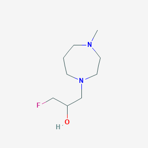 1-Fluoro-3-(4-methyl-1,4-diazepan-1-yl)propan-2-ol