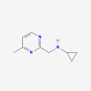 N-[(4-methylpyrimidin-2-yl)methyl]cyclopropanamine