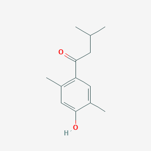 1-(4-Hydroxy-2,5-dimethylphenyl)-3-methylbutan-1-one