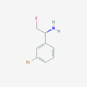 (1R)-1-(3-Bromophenyl)-2-fluoroethanamine