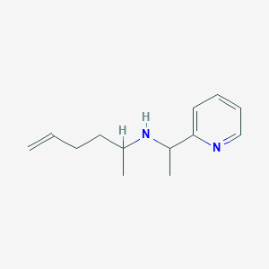 (Hex-5-en-2-yl)[1-(pyridin-2-yl)ethyl]amine