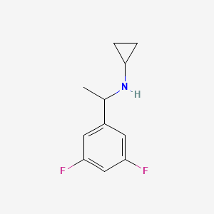 N-[1-(3,5-difluorophenyl)ethyl]cyclopropanamine