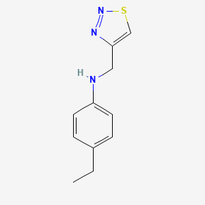 4-Ethyl-N-(1,2,3-thiadiazol-4-ylmethyl)aniline