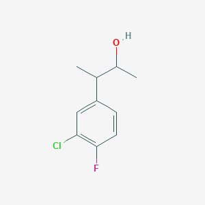 3-(3-Chloro-4-fluorophenyl)butan-2-ol