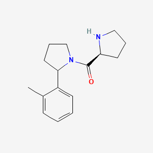 2-(2-Methylphenyl)-1-[(2S)-pyrrolidine-2-carbonyl]pyrrolidine