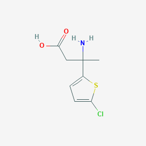 3-Amino-3-(5-chlorothiophen-2-YL)butanoic acid