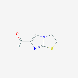molecular formula C6H6N2OS B132947 2,3-二氢咪唑[2,1-b][1,3]噻唑-6-甲醛 CAS No. 157459-71-7