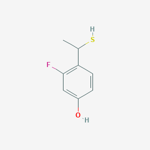 3-Fluoro-4-(1-sulfanylethyl)phenol