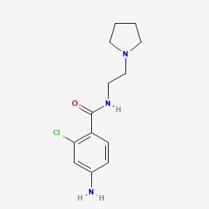 4-Amino-2-chloro-N-[2-(pyrrolidin-1-YL)ethyl]benzamide