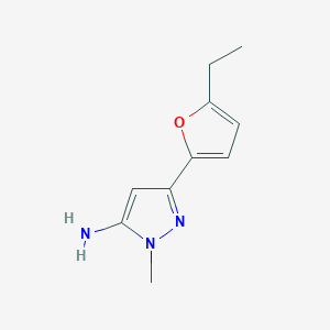 3-(5-Ethylfuran-2-yl)-1-methyl-1H-pyrazol-5-amine