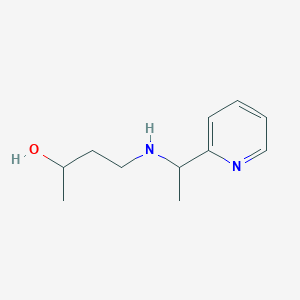 4-{[1-(Pyridin-2-yl)ethyl]amino}butan-2-ol