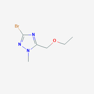 3-Bromo-5-(ethoxymethyl)-1-methyl-1H-1,2,4-triazole