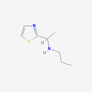 Propyl[1-(1,3-thiazol-2-yl)ethyl]amine