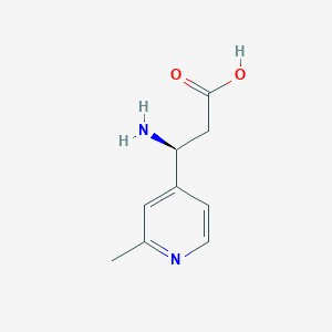 (3S)-3-Amino-3-(2-methylpyridin-4-YL)propanoic acid